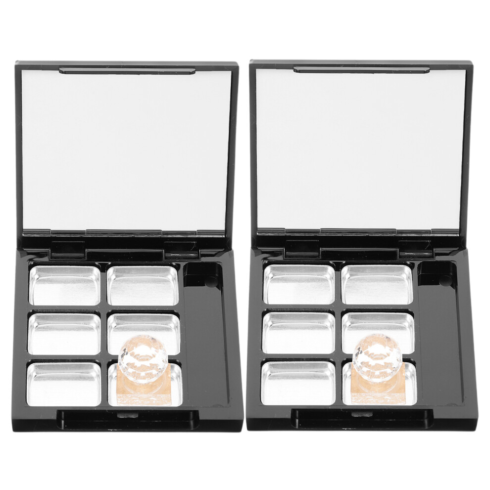 Totority 2 Sets Refillable Empty Lipstick Eyeshadow Palette
