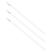 3pcs 17 Inch Vertical Blind Wand with Hook Grip Tilt Rod
