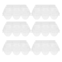 6pcs Egg Carton Multi-Slot Packaging Container for Goose Eggs