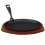 1 set cast iron skillets with wood base, fork, ramekin, 10 inch 9