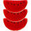 3 pcs artificial watermelon slice model photo props 10