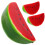 3 pcs artificial watermelon slice model photo props 7