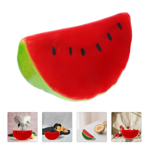 3 pcs artificial watermelon slice model photo props 2