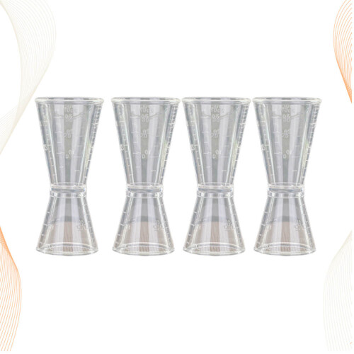 4pcs bartender scale cup double-head ounce wine measure for home bar 1