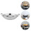 Stainless Steel Flat Bottom Wok with Dual Handle 4