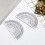 10pcs plastic 180 degree protractors for student angle measurement 5