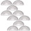 10pcs plastic 180 degree protractors for student angle measurement 6