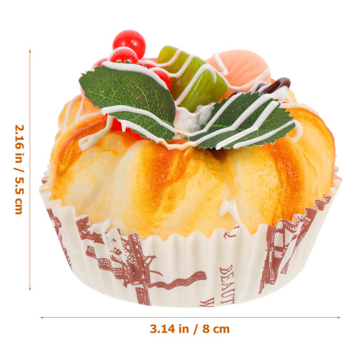 2pcs Simulated Cake Decor Artificial Cake Model Photo Prop 1