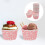 50pcs paper dessert for ice cream, pink 2