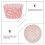 50pcs paper dessert for ice cream, pink 10