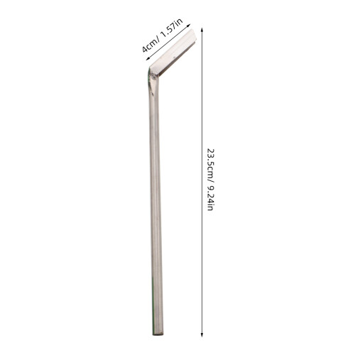 Silver Elevator Groove Gap Cleaning Durable Iron Material 1