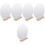 5pcs Wooden Base Desktop Acrylic Mirror Makeup Mirror 6