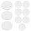 10pcs 2.5 cm clear acrylic discs for miniatures craft models 10