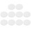 10pcs 2.5 cm clear acrylic discs for miniatures craft models 1