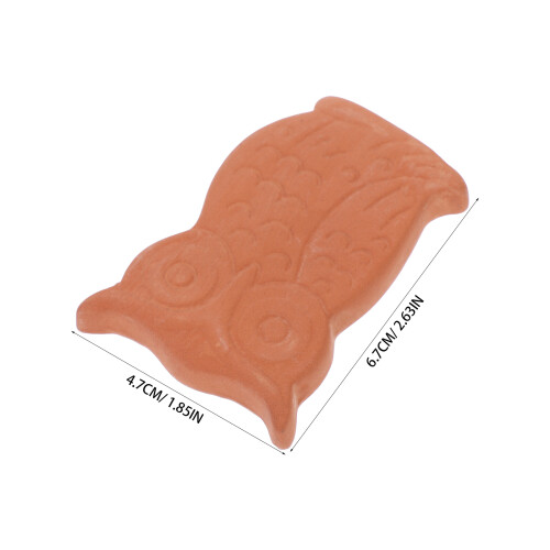 Owl Shaped Terracotta Sugar Keeper for Brown Sugar Storage 2