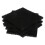 6 pcs charcoal filter pads for trash cans, odor elimination, black 1