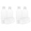 6pcs Empty Clear Juice Bottles for Homemade Beverages 5