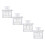 4pcs transparent plastic beekeeping clips for cage 4