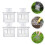 4pcs transparent plastic beekeeping clips for cage 5