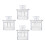 4pcs transparent plastic beekeeping clips for cage 6