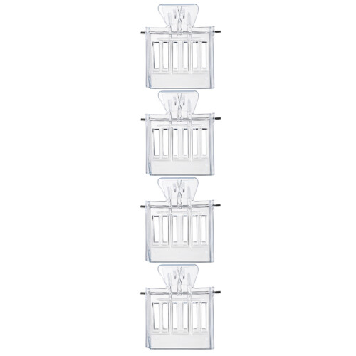4pcs transparent plastic beekeeping clips for cage