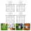 4pcs transparent plastic beekeeping clips for cage 3