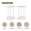 1 Set 5pcs 10inch Pad 15pcs Straw Cake Piling Bracket Support Frame 8