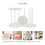 1 Set 5pcs 10inch Pad 15pcs Straw Cake Piling Bracket Support Frame 9