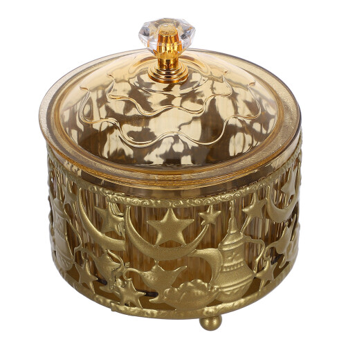 Eid Mubarak Candy Storage Jar Iron Sweets Container