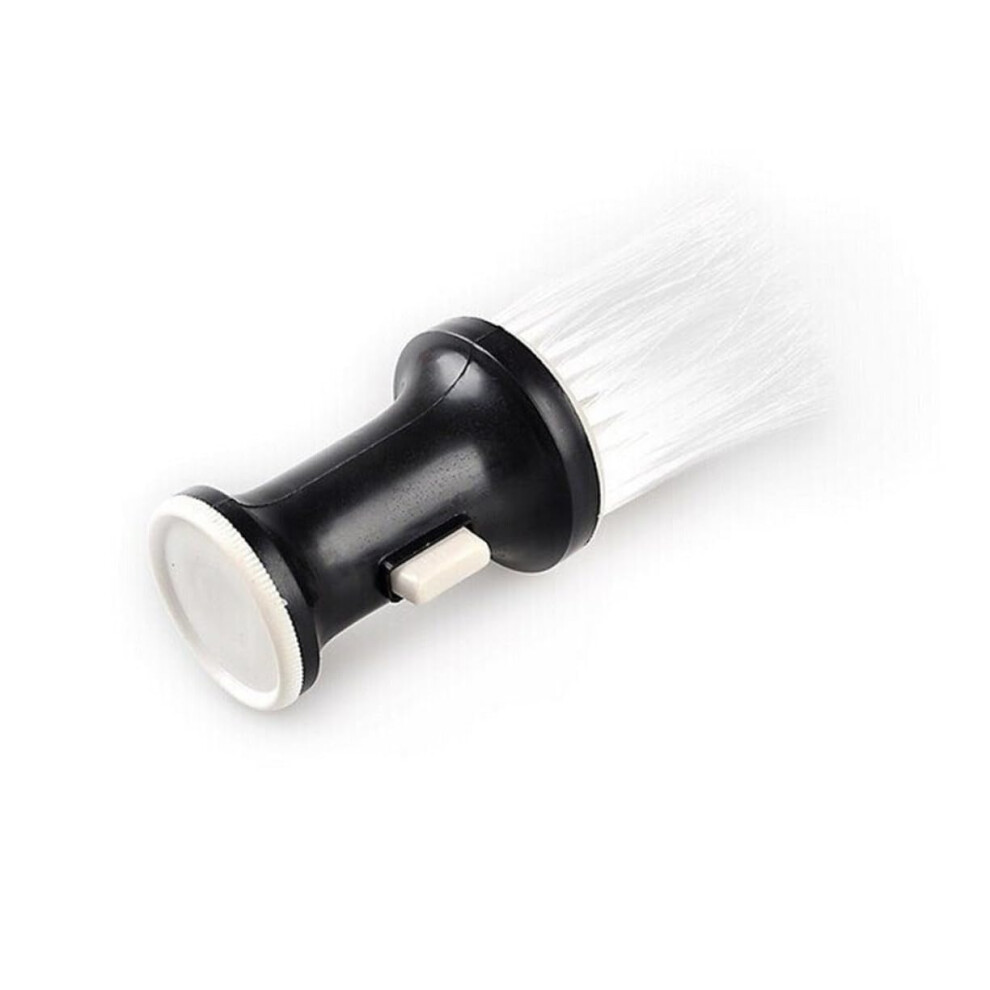Unisex Neck Brush For Hairdressing Flat Shape Duster With Talcum Powder Dispenser For Barbers Cosplayers And Hair Stylists