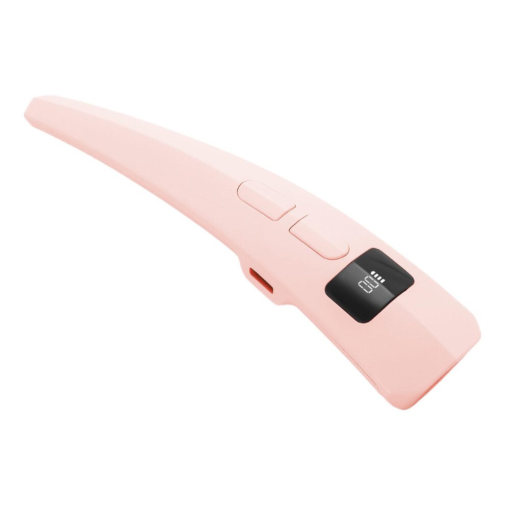UV Light for Nails Portable Handheld UV Lamp With LCD Display Gel Polish Curing Nail Dryer Travel Pink
