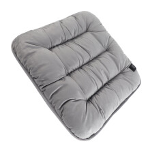 Compact Grey Heated Seat Cushion with USB for Travelers 3 Heat Levels