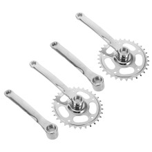 2 satz metall kurbelgarnitur für rennrad single speed 32t