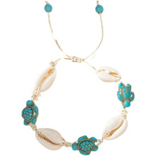muschel fußkette boho schildkröte strandurlaub fußschmuck