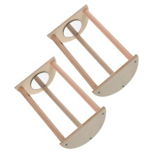 hühnerstange aus holz für und außen, zugang für hühner und küken