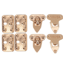 4Sets Compacte Gouden Mini Sluitingen Voor Reissieraden En