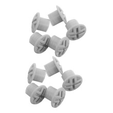 10Pcs Plastic Slide Screw Caps for Toddler Play Grey Secure Locking