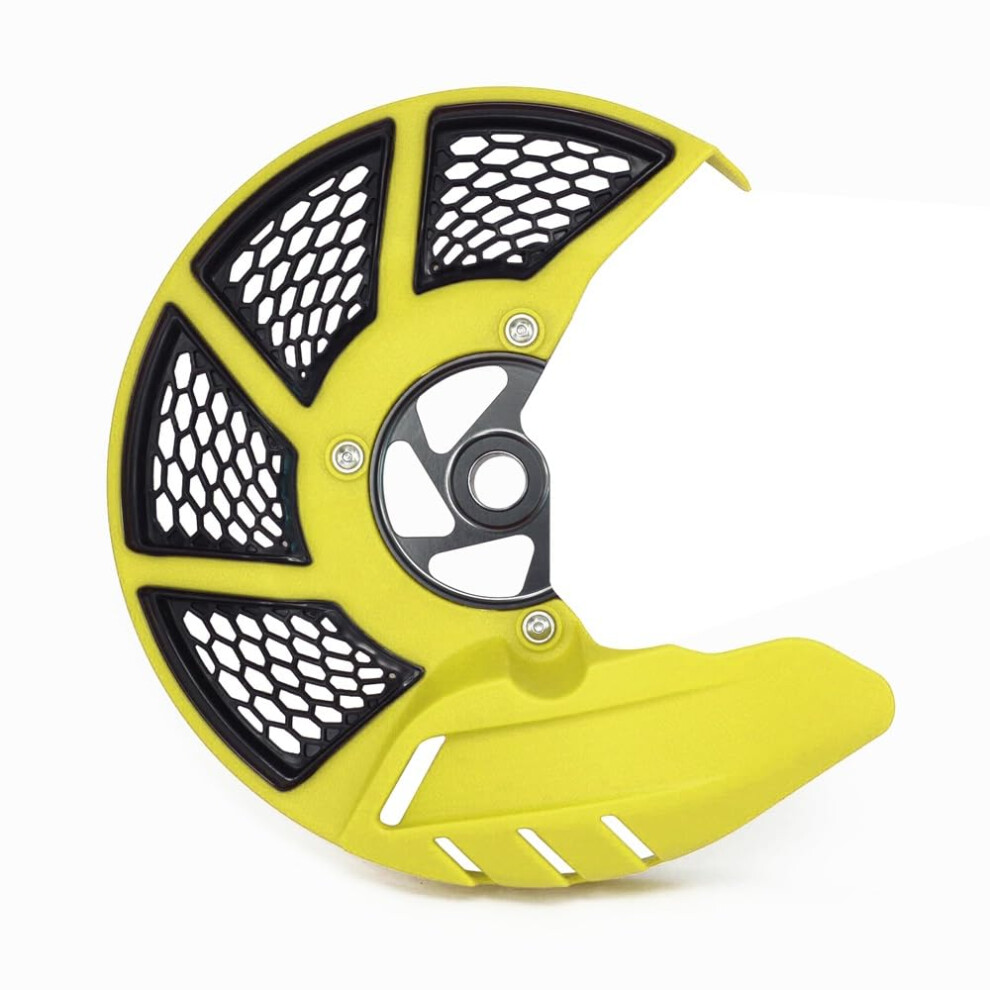 Brake Disc Guard Front Rotor Protector For Suzuki Rmz250 Rmz450 Rmx450z Rmz 250 450 Rmx 450Z 2005-2022 Yellow 9393856897469