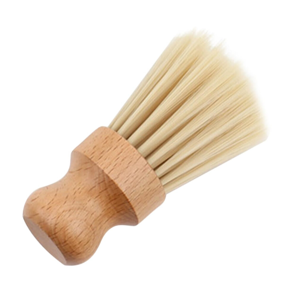 Hair Cutting Neck Duster Brush Wooden Handle Soft Bristles For Barbers And Home Use Quick Neck And Face Cleanup