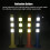 Traffic Bollards 76 cm Tall Plastic Delineator Posts With Reflective Band Red Yellow 1 Pack 3