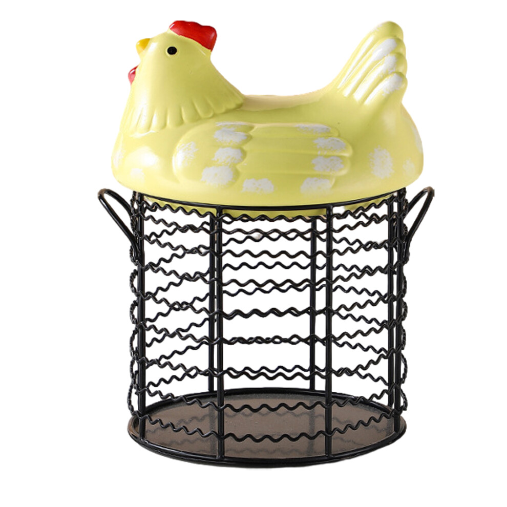 (type3) Durable Vintage Ceramic Hen Ornament Fruit Storage Container Vintage-image-OPC-PKPHRD5-NEW