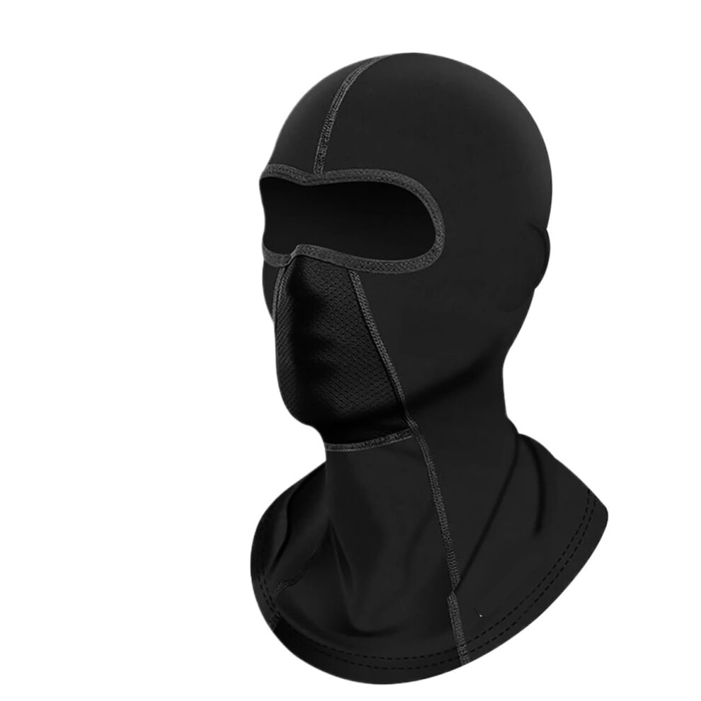 Cycling Mask 2-Pack Winter Thermal Windproof Balaclava Ski Mask Face Mask Neck Gaiter For Cycling Black 9084446043785