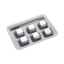 Whiskey Stones 4/6/8 Pack, Reusable Ice Cubes For Bourbon Vodka Wine Liqueurs