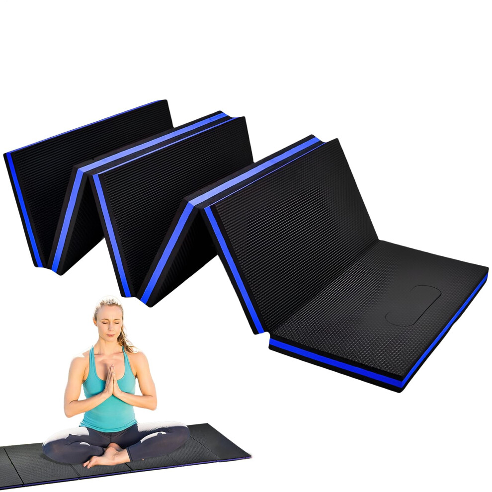 Mechanic Work Mat Foldable Thick Eva Kneeling Mat For Garage Gardening Yard Work Cushioned Knee Pad Blue 9354506869601