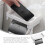 roll paper holder waterproof wall shelf no punch bathroom storage grey 5