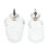 2 pcs japanese style glass bottles for wine storage 1