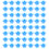 100pcs bee breeding cups with american bases for beekeeping blue 5