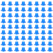 100pcs bee breeding cups with american bases for beekeeping blue