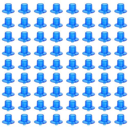 100pcs bee breeding cups with american bases for beekeeping blue