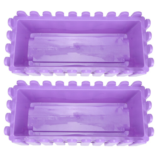 4 pcs flower window box fence planter rectangular container 1